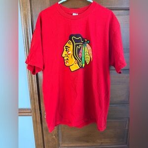 Vintage Y2K Chicago Blackhawks Tshirt